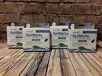 #ad 160 ct Xylimelts Mild Mint Sealed packs 2025 exp 40x4 = 160 discs $39.99