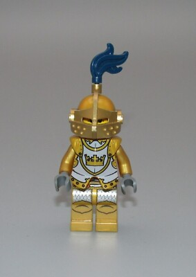 #ad Lego Golden Gold Knight armor plume minifigure Castle 7079 Drawbridge Defense $80.99