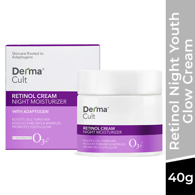 #ad O3 Derma Cult Retinol Cream Night Moisturizer For Wrinkles Radiance 40 g fs $16.74