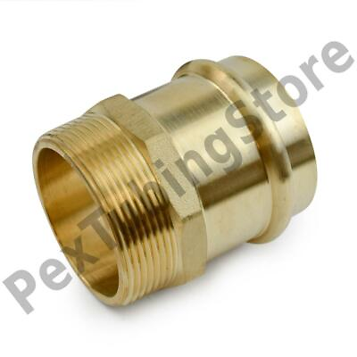 #ad 2quot; Press x Male Threaded Adapter Lead Free Brass $46.42