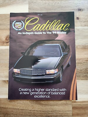 #ad RARE 1994 Cadillac Seville Eldorado Fleetwoodv Car Sales Brochure Catalog Guide $13.00
