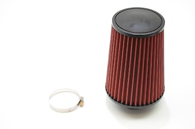 #ad 1320 Performance 2.5 inch Universal air filter cone reusable Tall version Red $27.99