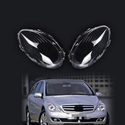 #ad For Mercedes Benz W251 R350 R500 2006 2008 Headlight Lens Cover Clear Shell Pair $168.55