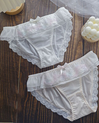 #ad Japanese Lolita Girls Lace Panties Sweet Briefs Bow Princess Cute School Knicker $10.99