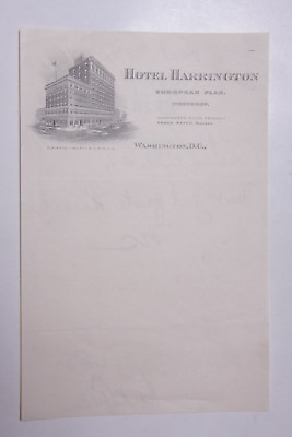 #ad 1930 Lamson Goodnow Hotel Harrington Washington DC Ephemera L731E $8.95