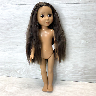 #ad Battat Glitter Girls 15quot; Doll quot;Jamiequot; Western Brown Hair Brown Eyes Nude $11.00