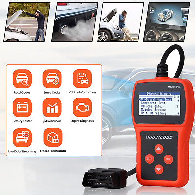 #ad Auto OBD2 OBD Code Reader Car Diagnostic Tool Scanner Check Engine Fault 2023 $17.20
