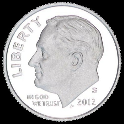 #ad 2012 S Roosevelt 90% SILVER Dime Gem Deep Cameo PROOF US Mint quot;Beautifulquot; Coin $24.98