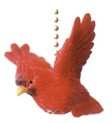 #ad Virginia Red Cardinal Bird Ceiling Fan or Light Pull Three Dimensional $12.99