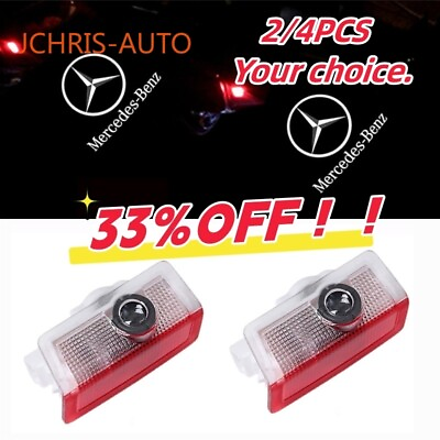 #ad For Mercedes Benz Laser Door Logo Light Ghost Shadow Projector Courtesy Light $14.74