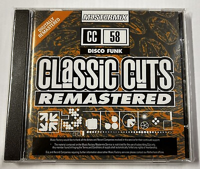 #ad MASTERMIX CLASSIC CUTS CD REMASTERED CC58 ”DISCO FUNK” 2006 SEALED NEW IMPORT $12.45