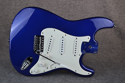 #ad 2005 Blue Fender Squier Affinity Stratocaster Guitar Body Loaded Clean Indonesia $124.00