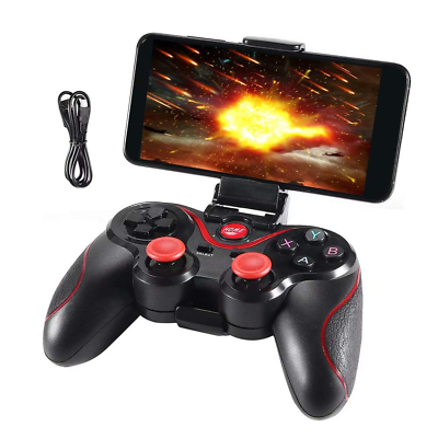 #ad Mobile Game Controller Wireless Bluetooth Gamepad Joystick Game Controller for $26.24