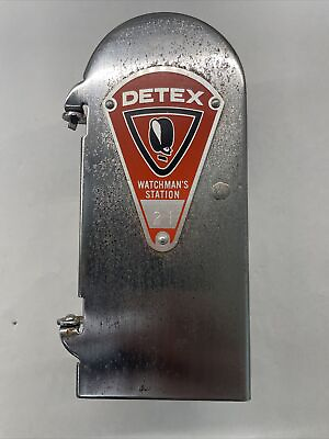 #ad Vintage DETEX WATCHCLOCK Corp Security Watchman#x27;s Station Box amp; Key #21 Steam P. $63.99