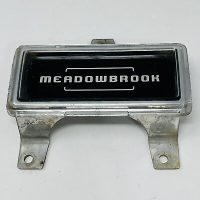1952 52 Dodge Meadowbrook Interior Dash Clock Delete Plate Cover $31.16