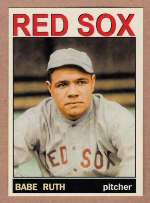 #ad Babe Ruth Boston Red Sox Monarch Corona Private Stock #28 NM cond $9.95