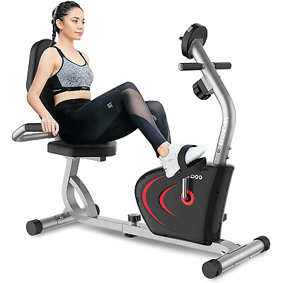 #ad Recumbent Exercise Bike Fitness Stationary Bicycle Cardio Workout Indoor Cycling $188.59