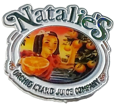#ad Natalie#x27;s Orchid Island Juice Company Lapel Pin $6.95