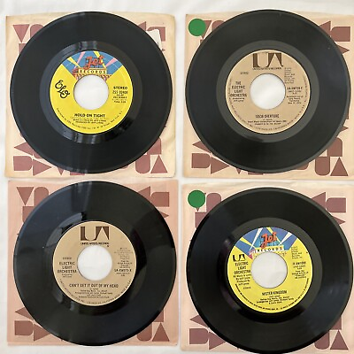 #ad Electric Light Orchestra ELO Vinyl Lot 4 Singles on JET 70#x27;s PROG ROCK $14.00