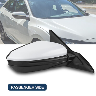 #ad Right Passenger Side Power Glass Mirror For 2016 2019 Honda Civic 3 Wire $57.89