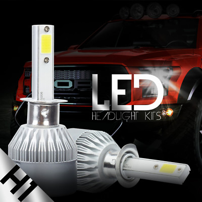 #ad White 6000K High Power H1 388W 38800LM CREE LED Headlight Kit Hi Low Beam Bulbs $14.10