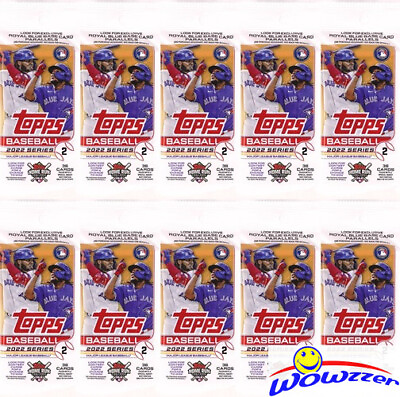 #ad 10 2022 Topps Series 2 Baseball EXCLUSIVE Sealed JUMBO FAT CELLO Pack 360 Card $59.95