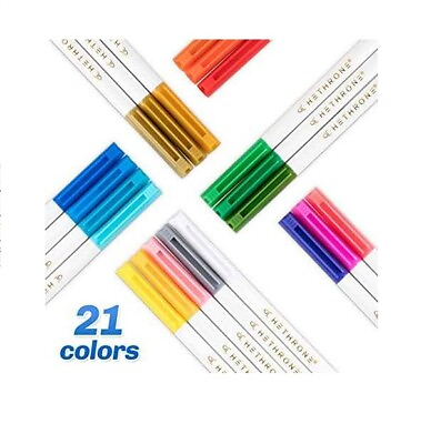 #ad 21 colors acrylic washable markers $11.99