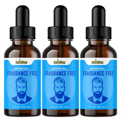 #ad Beard Oil Fragrance Free Growth Dryness 3 Bottles 90ml 1fl oz $84.99