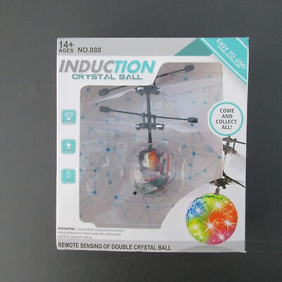 #ad Hand Flying UFO Ball LED Mini Induction Suspension RC Aircraft Flying Toy Ball $5.00