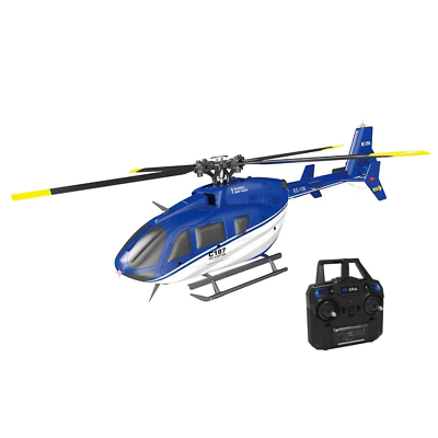 #ad EC 135 100 Size 4CH 6 Axis Gyro Stabilized Scale RC Helicopter RTF C187 $84.99