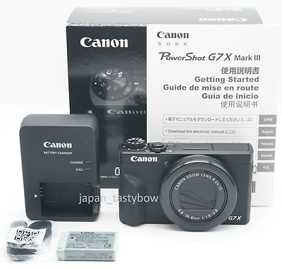 #ad Canon PowerShot G7 X Mark III Digital Camera BLACK English Japanese New $1099.99