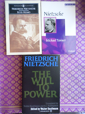 #ad Friedrich Nietzsche ECCE HOMO THE WILL TO POWER philosphy madness paperbacks $12.00