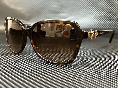 #ad COACH L1598 HC8179 512013 Dark Tortoise Square Women#x27;s 58 mm Sunglasses $105.30