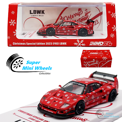 #ad INNO64 1:64 LBWK Ferrari F40 Red Christmas Special Edition 2023 $24.99