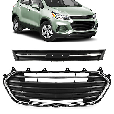 #ad For Chevrolet Trax 2017 2018 2019 2021 Front Bumper Upper Lower Grille Grill Set $62.99