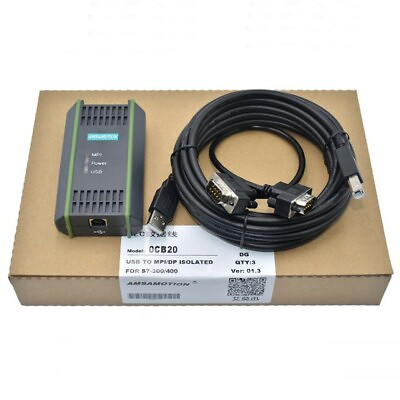 #ad #ad 1PC 6ES7972 0CB20 0XA0 USB MPI PPI Programming Cable For Siemens S7 200 300 New $32.04