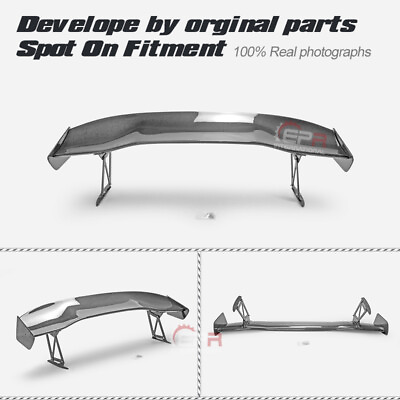 #ad For Nissan Skyline GTR R32 R33 R34 Rear GT Spoiler Wing Carbon Fiber Bodykits $1079.10