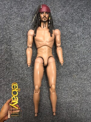 #ad 1 6 Hot Toys MMS42 Pirates of The Caribbean Jack Sparrow Head Sculpt Body Figure $69.99