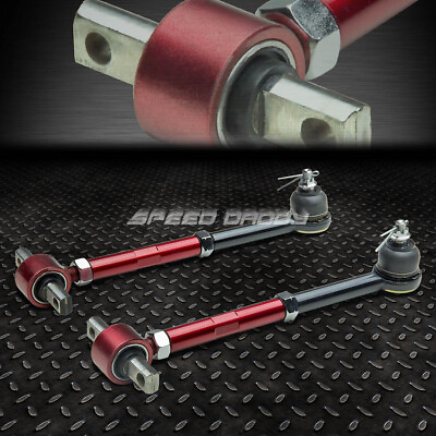 #ad FOR 90 97 ACCORD CB CD RED ADJUSTABLE BALL JOINT REAR SUSPENSION CAMBER KITS $27.10