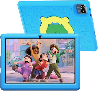 #ad HiGrace Kids Tablet 10 inch Android 12 Quad core Tablet for Kids Ages 3 12 ... $113.71