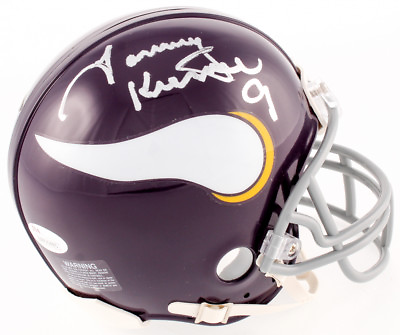 #ad Tommy Kramer Signed Minnesota Vikings Mini Helmet JSA COA quot;Two Minute Tommyquot; $149.95
