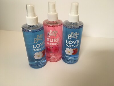 #ad Lot of 3 Bath amp; Beauty Love Forever Cherry Blossom amp; Jasmine Body Mist Pure  $12.50