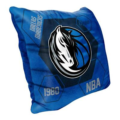 #ad Dallas Mavericks NBA 16quot; x 16quot; Connector Velvet Pillow F52070290 $39.95