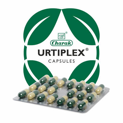 #ad Charak Ayurveda Urtiplex 20 Herbal Capsules Ayurvedic Product $61.25