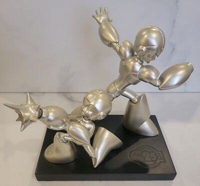 #ad Silver Megaman 25th Anniversary Statue #24 of 1000–Total Made w Original Box $249.95