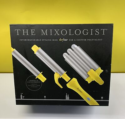 #ad DRYBAR The Mixologist Interchangeable Hair Styling Curling Iron Wand Waver $94.99