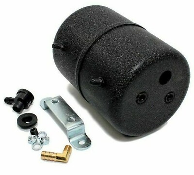 #ad Textured Black Universal 5quot; x 7quot; Brake Vacuum Canister SBC Chevy BBC SB Ford $49.99