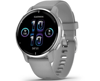 #ad Garmin G010 N2496 00 Venu 2 Plus GPS Smartwatch Gray Certified Refurbished $199.99
