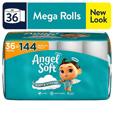 #ad Soft Toilet Paper 36 Mega Rolls $19.85