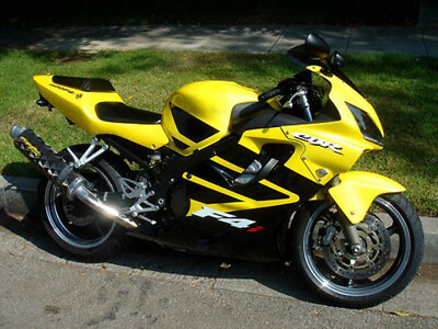 #ad MSA Injection Mold Yellow Fairing Kit Fit for Honda 2001 2003 CBR600F4I TH e046 $559.99